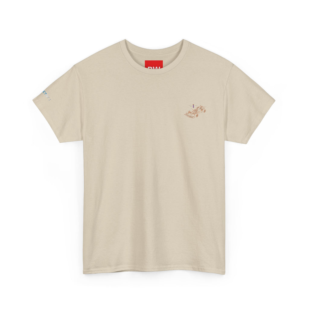 Racing Car Graphic Tee — Minimalist Formula One Illustration T-Shirt