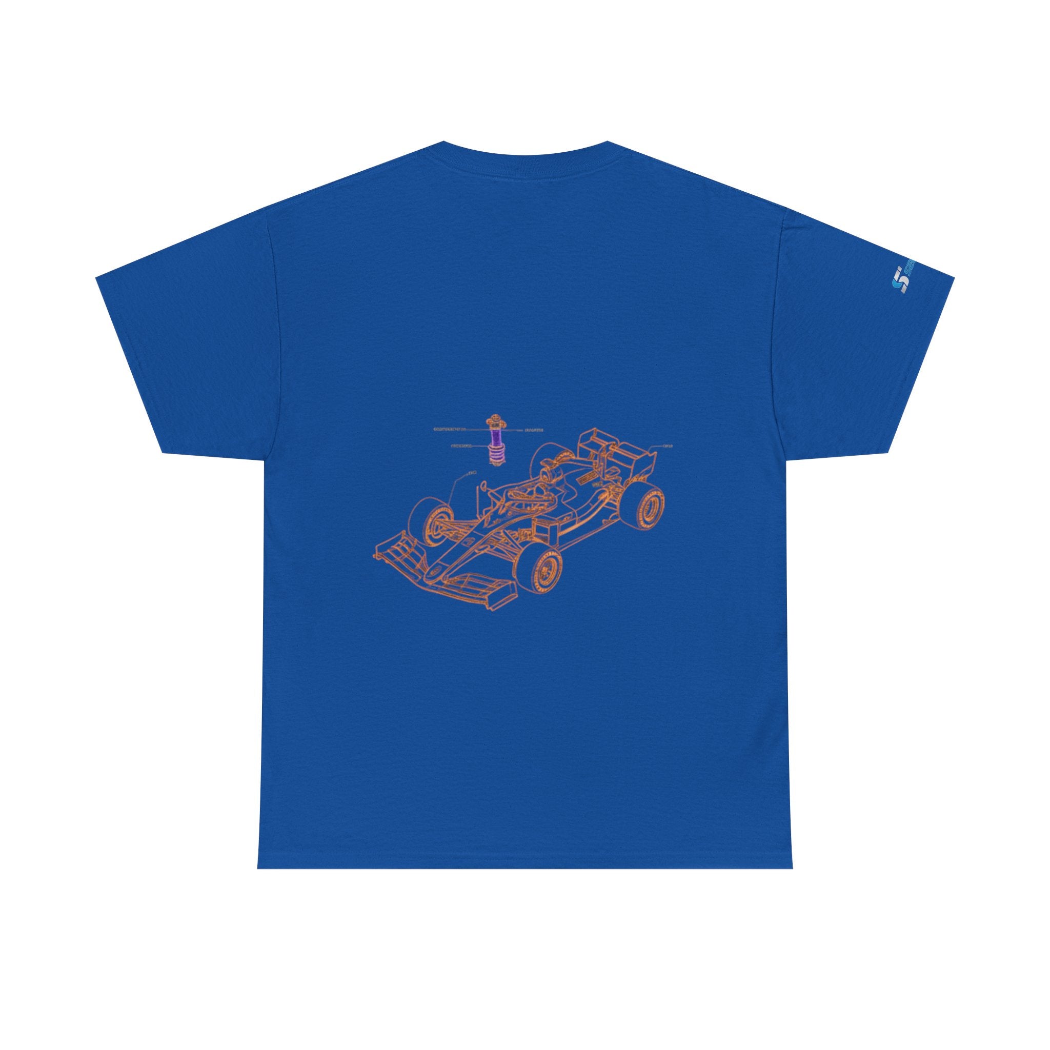 Racing Car Graphic Tee — Minimalist Formula One Illustration T-Shirt