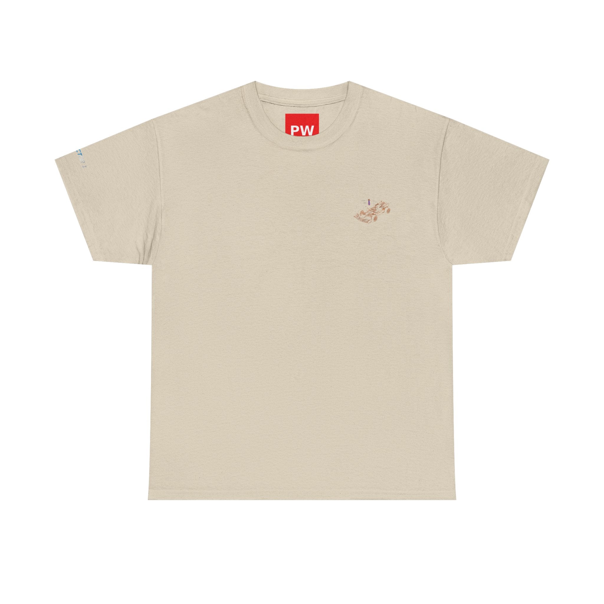 Racing Car Graphic Tee — Minimalist Formula One Illustration T-Shirt