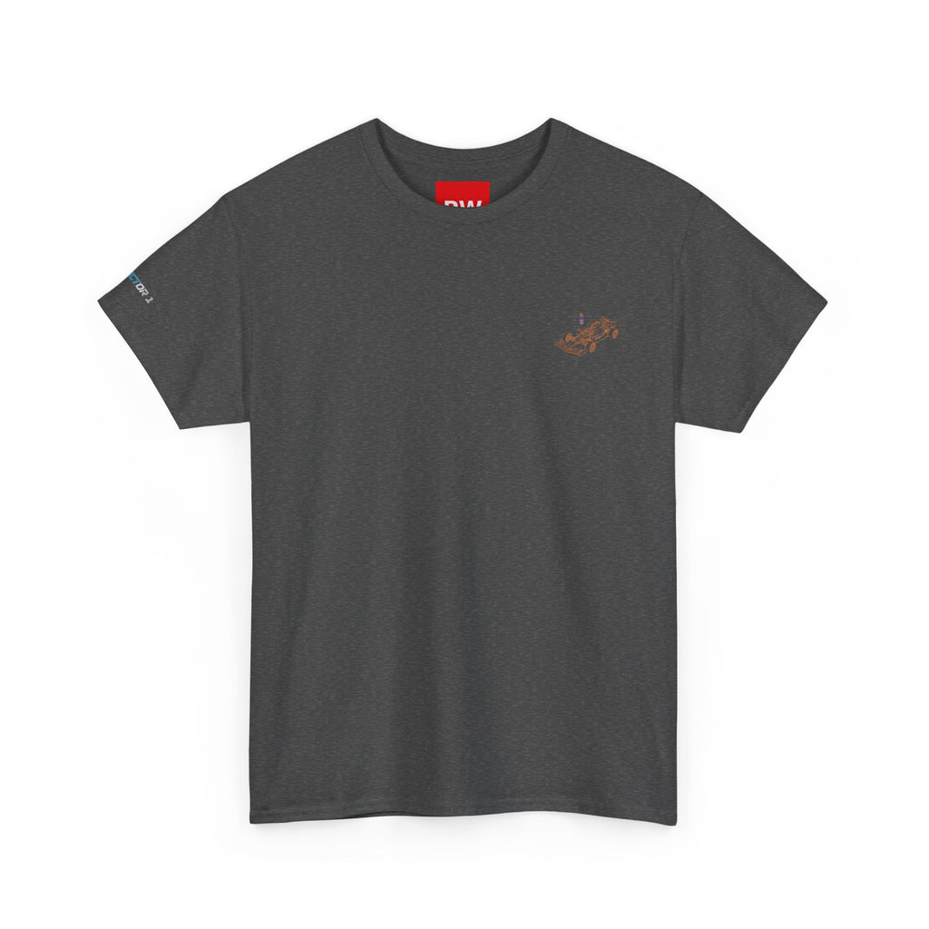 Racing Car Graphic Tee — Minimalist Formula One Illustration T-Shirt