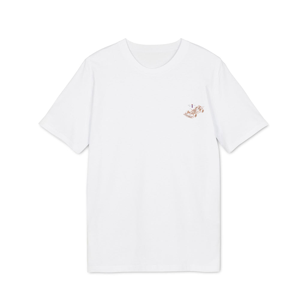 Racing Car Graphic Tee — Minimalist Formula One Illustration T-Shirt