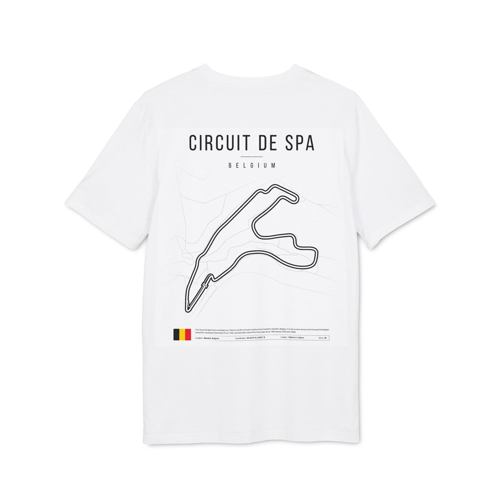 CIRCUIT DE SPA T‑Shirt — Vintage Motorsports Circuit Tee