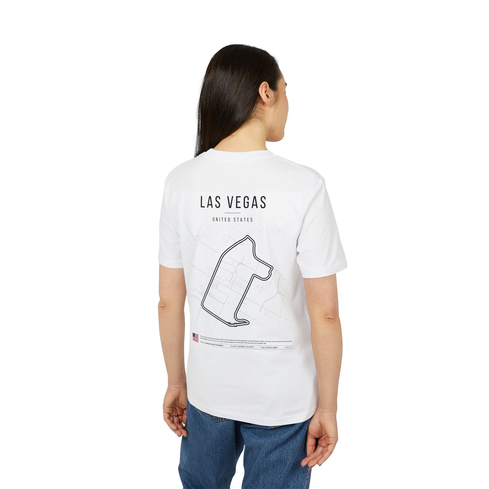 LAS VEGAS‑Shirt — Vintage Motorsports Circuit Tee