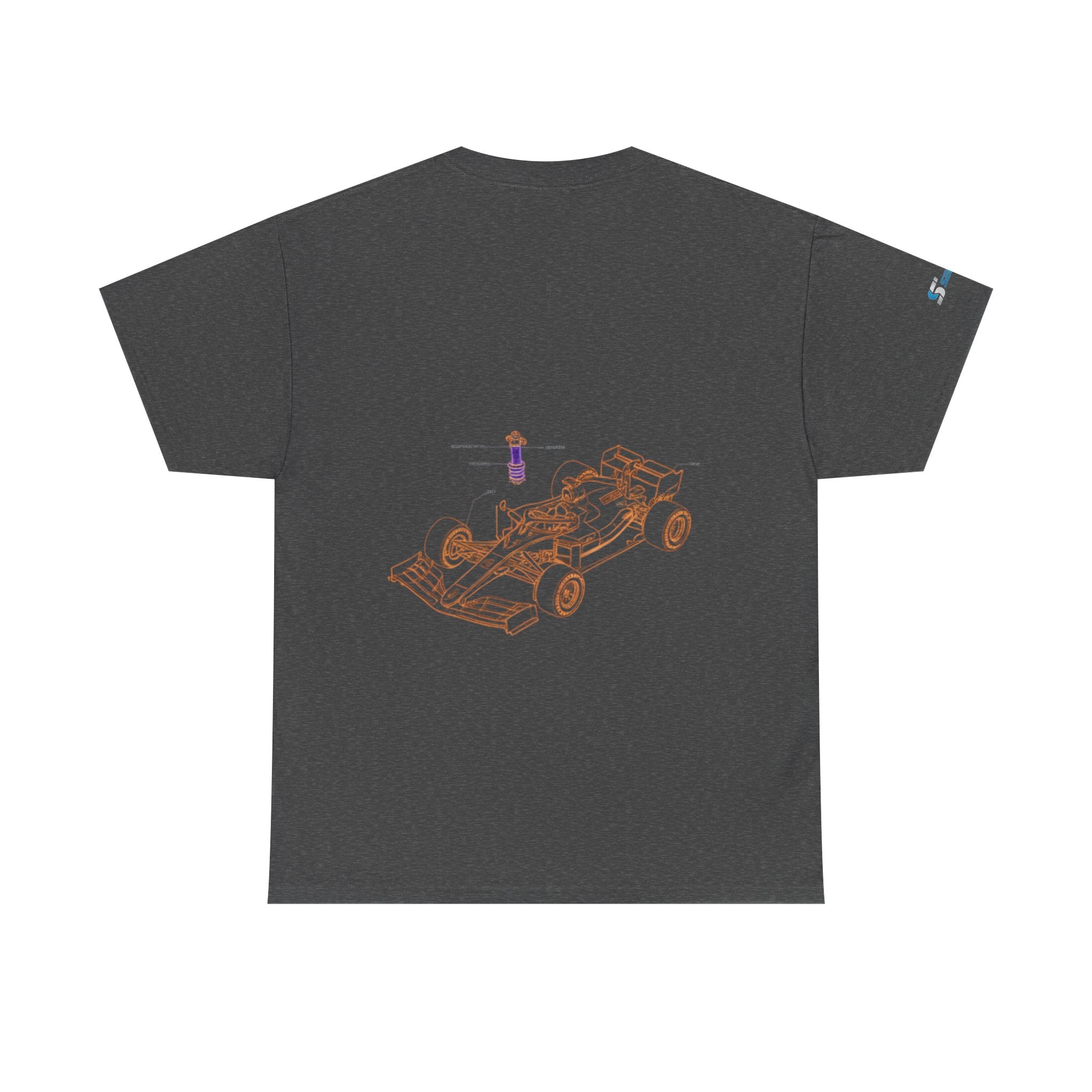 Racing Car Graphic Tee — Minimalist Formula One Illustration T-Shirt