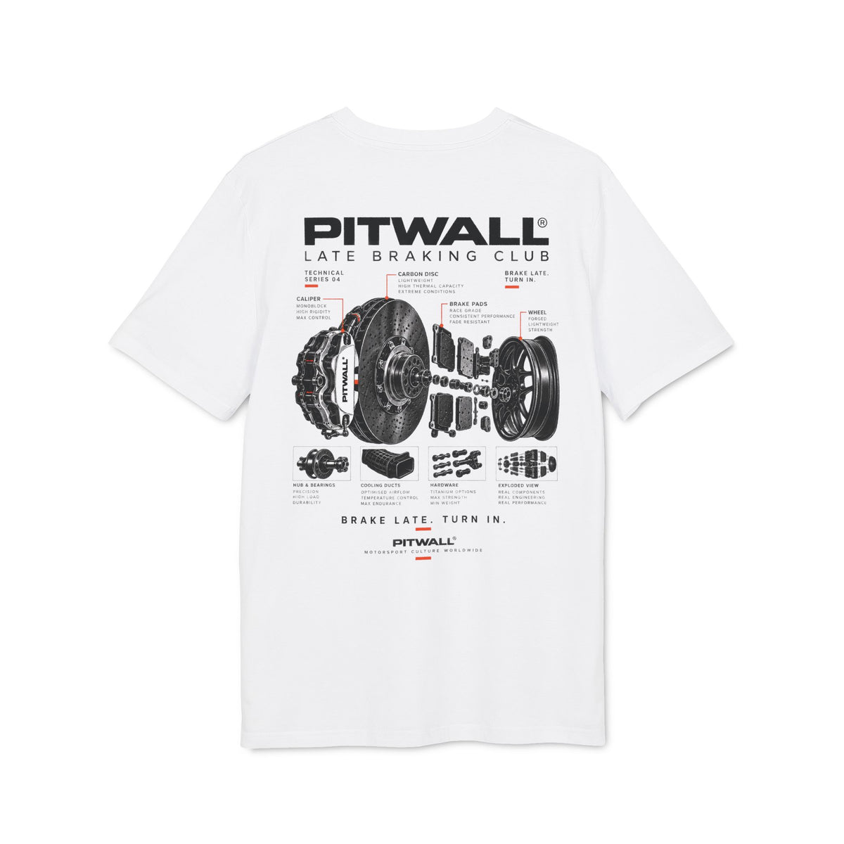 LATE BRAKING CLUB — Camiseta