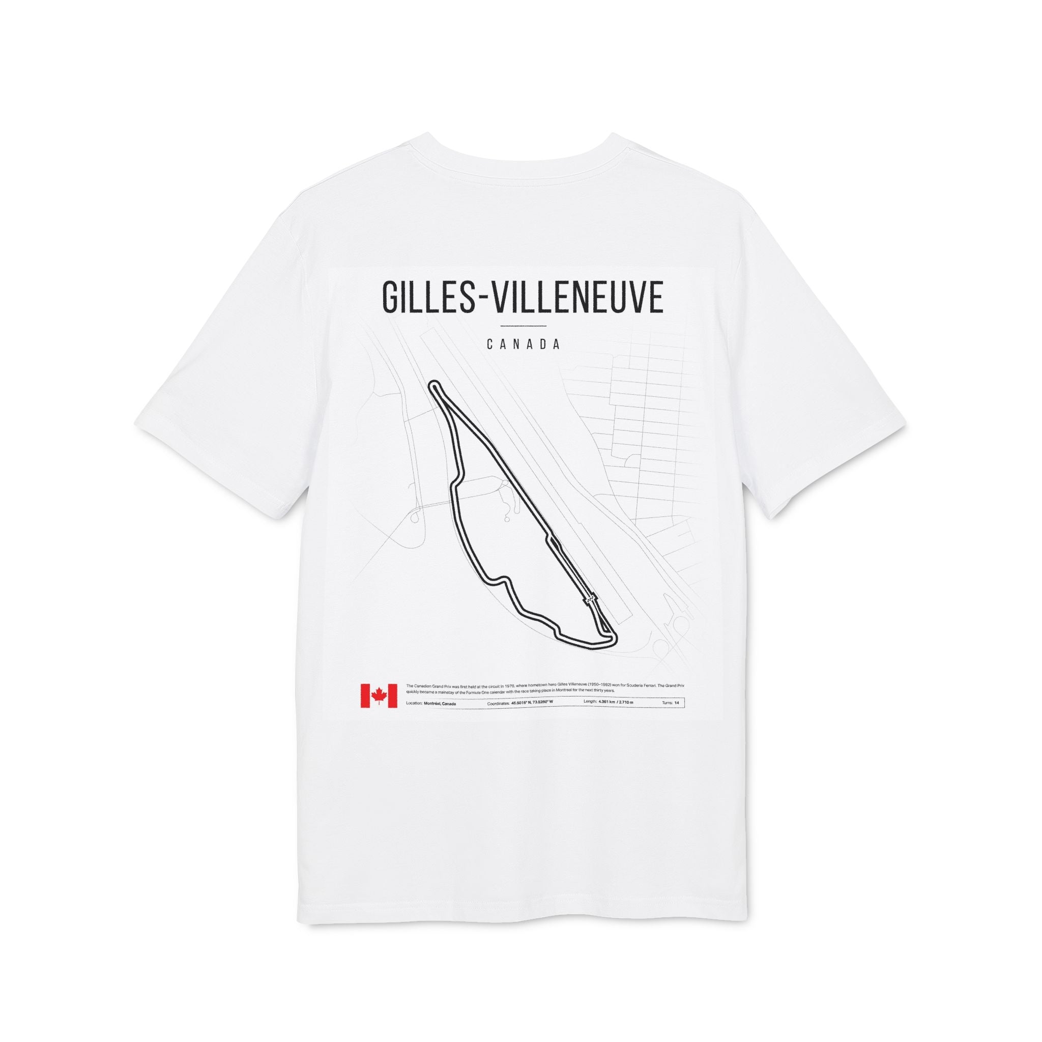 GILLES-VILLENEUVE T‑Shirt — Vintage Motorsports Circuit Tee