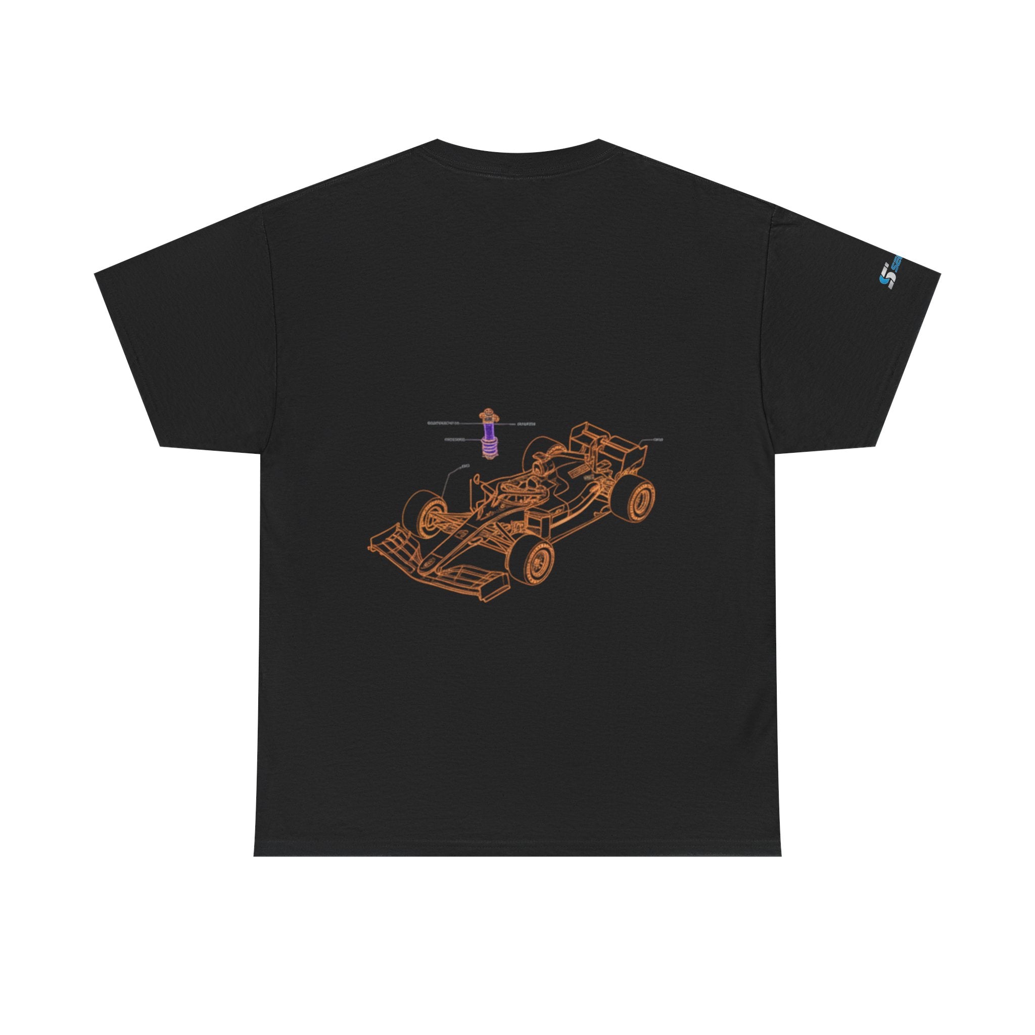 Racing Car Graphic Tee — Minimalist Formula One Illustration T-Shirt