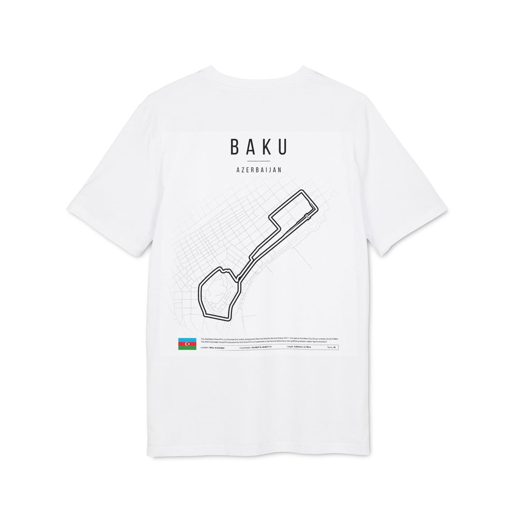 BAKU T‑Shirt — Vintage Motorsports Circuit Tee
