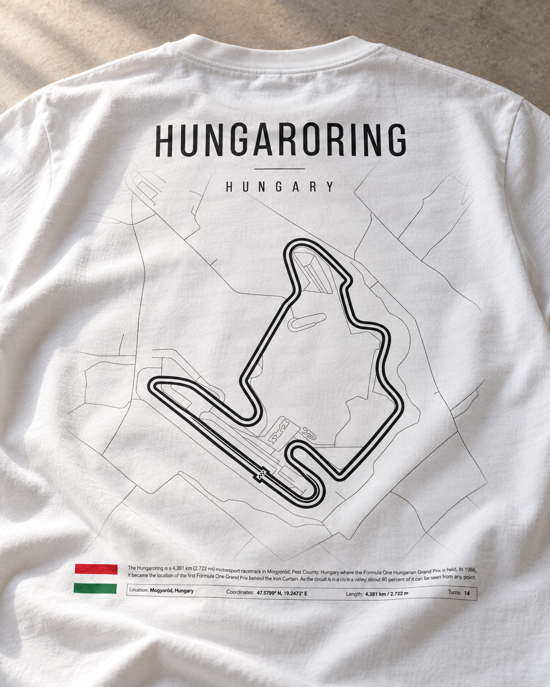 HUNGARORING — Camiseta Circuito