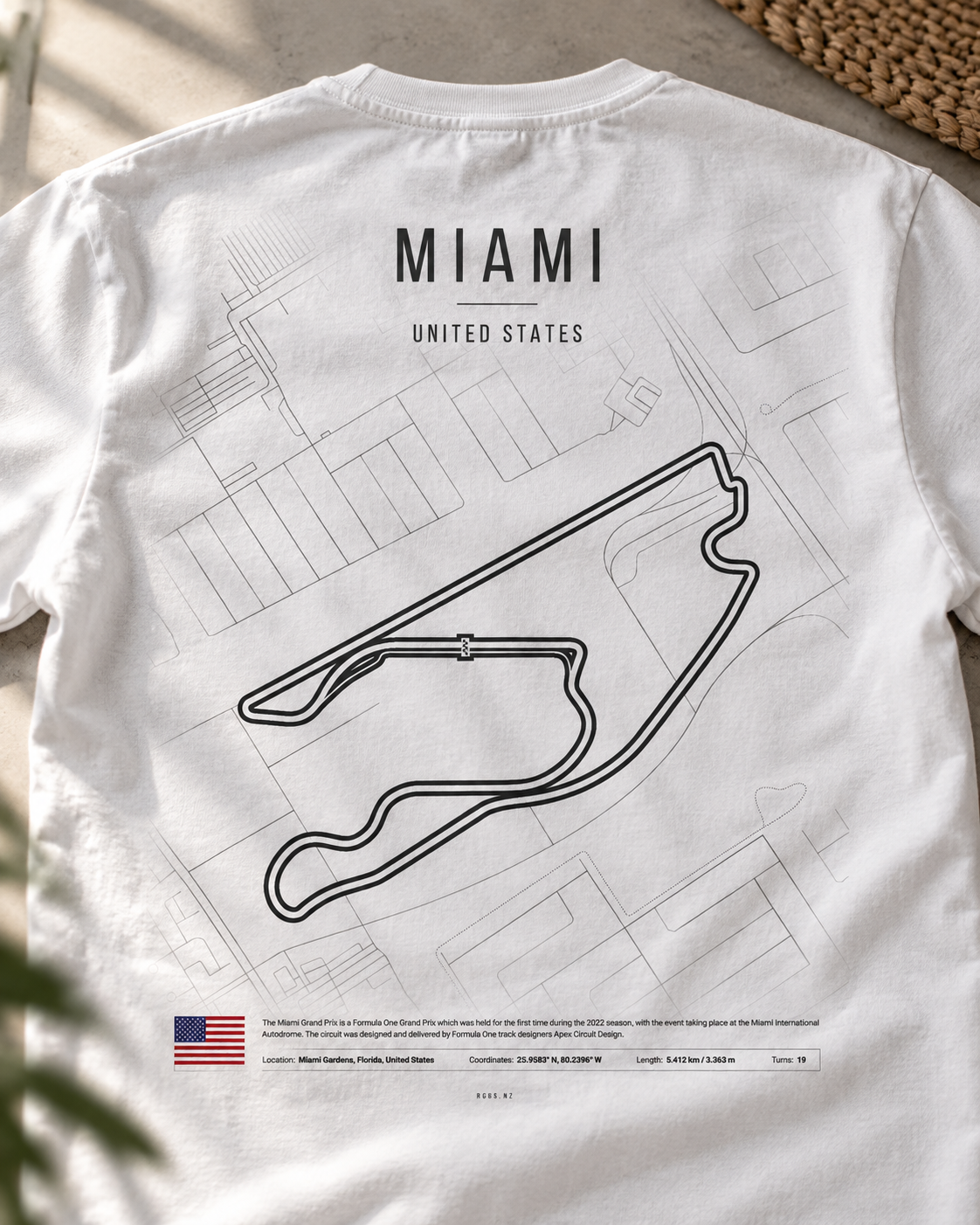 MIAMI — Camiseta Circuito